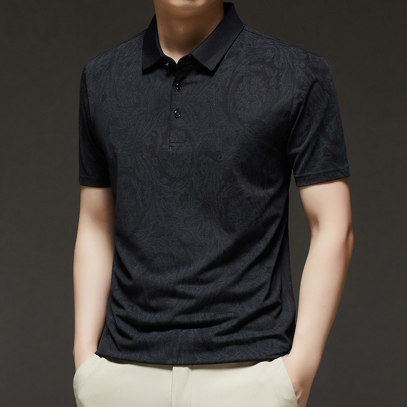 남자 비즈니스 캐주얼 반팔 반팔 여름 얇은 쿨 반팔 남 티셔츠