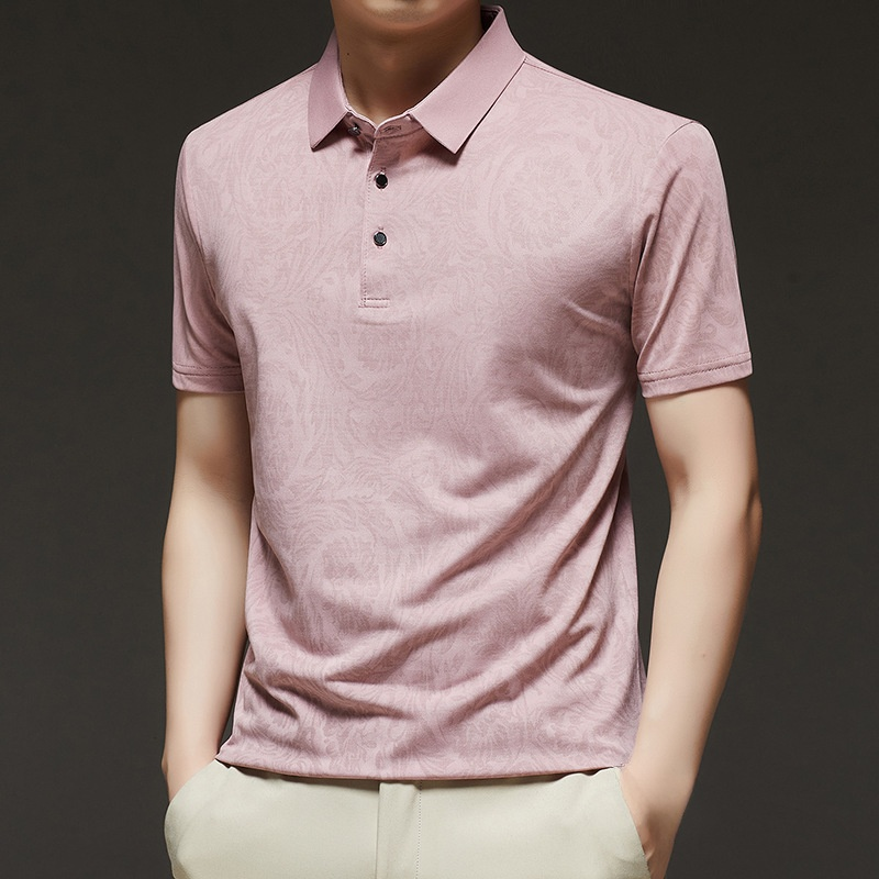 남자 비즈니스 캐주얼 반팔 반팔 여름 얇은 쿨 반팔 남 티셔츠