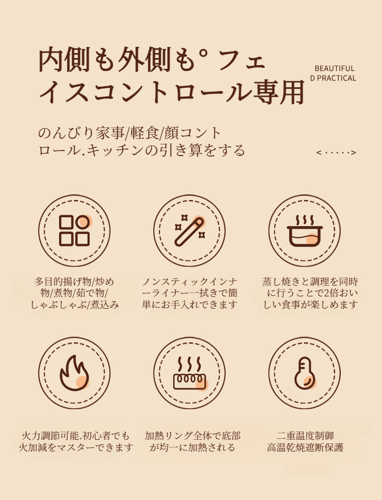 コンパクトなデザインのスキレットボール本体