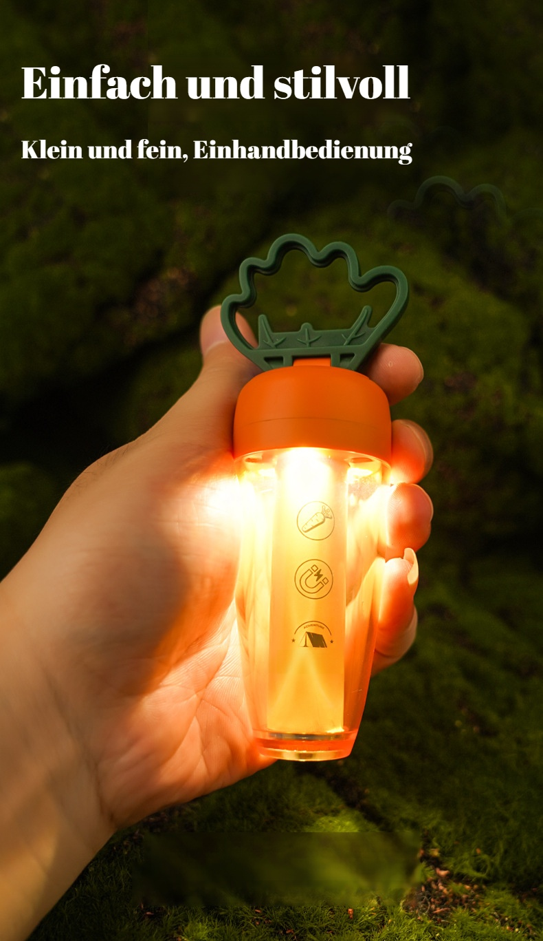 Campinglicht mit starker Magnetbefestigung