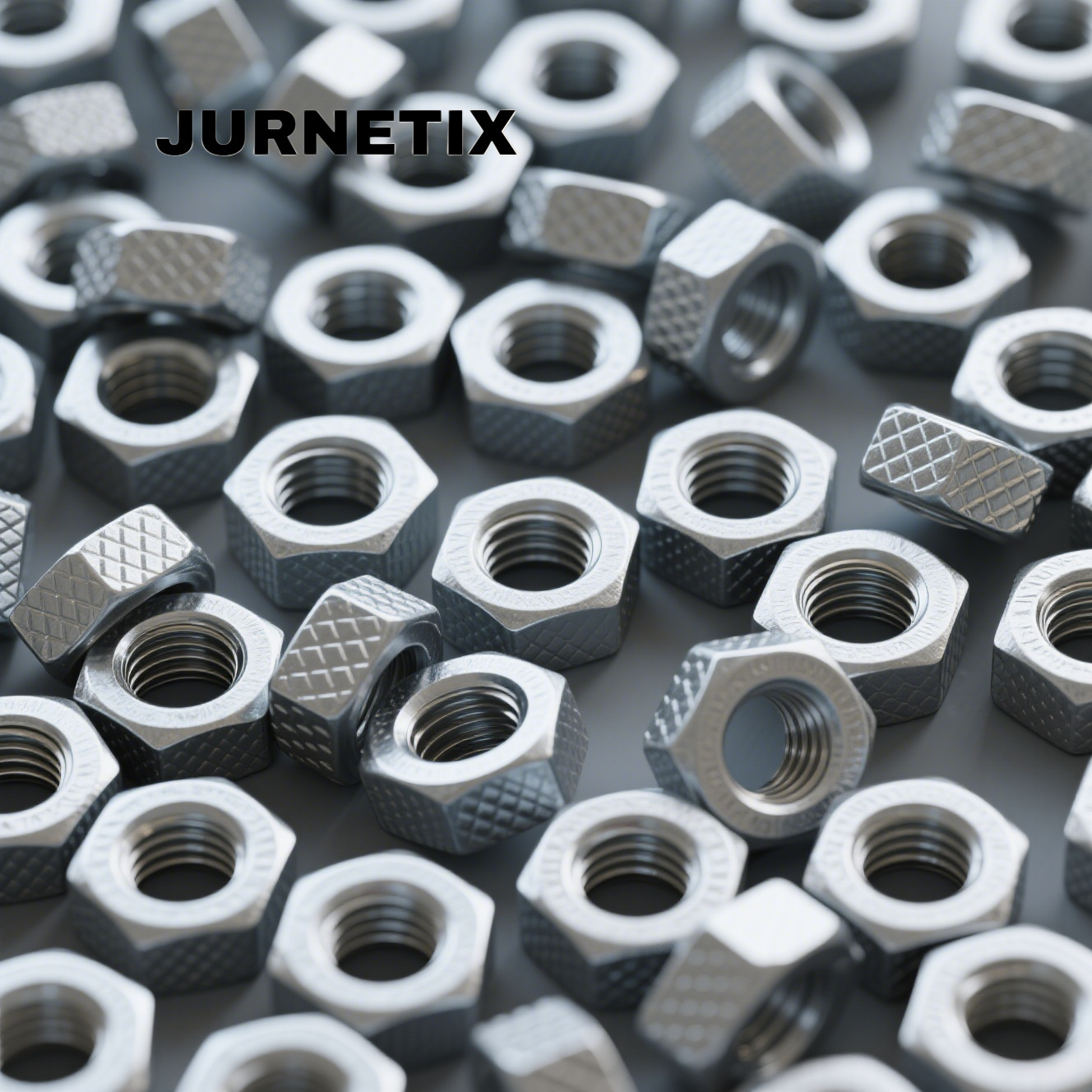 Paquete de 50 tuercas antideslizantes para proyectos de bricolaje