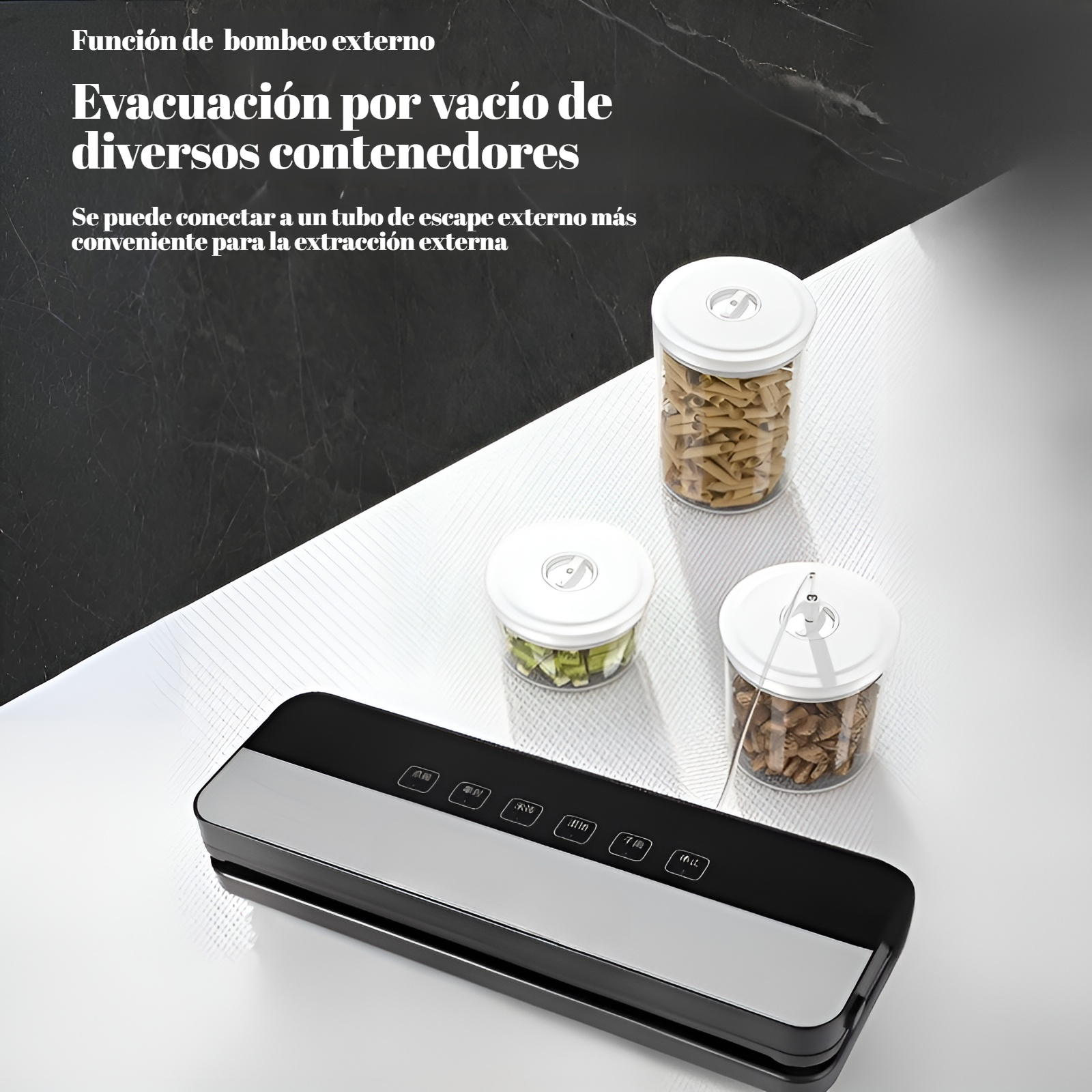 Selladora al vacío totalmente automática JMY, selladora de plástico seca y húmeda de doble propósito