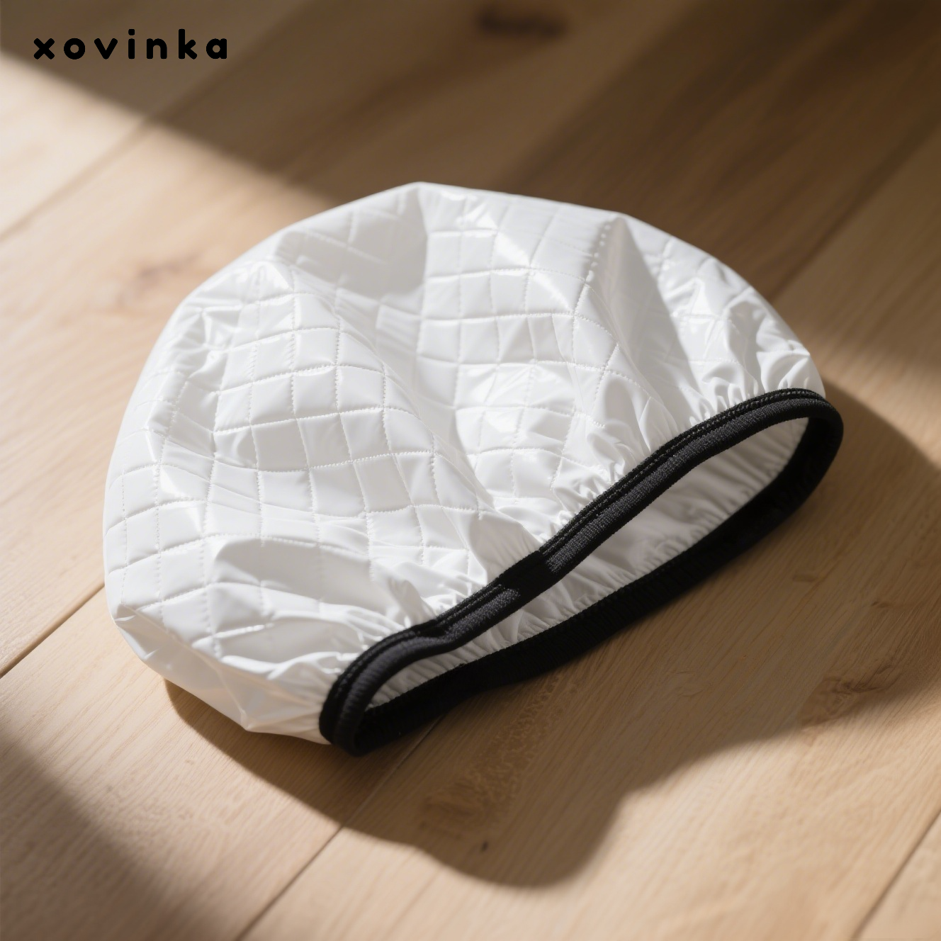 이중 방수 샤워캡 착용 이미지