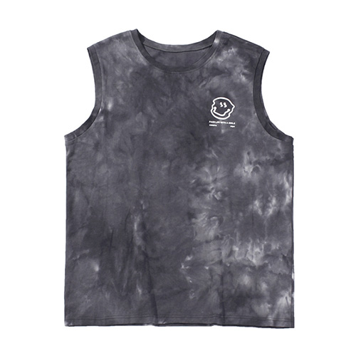 タンクトップタンク メンズノースリーブシャツ 夏服 トップス プリント アメカジ