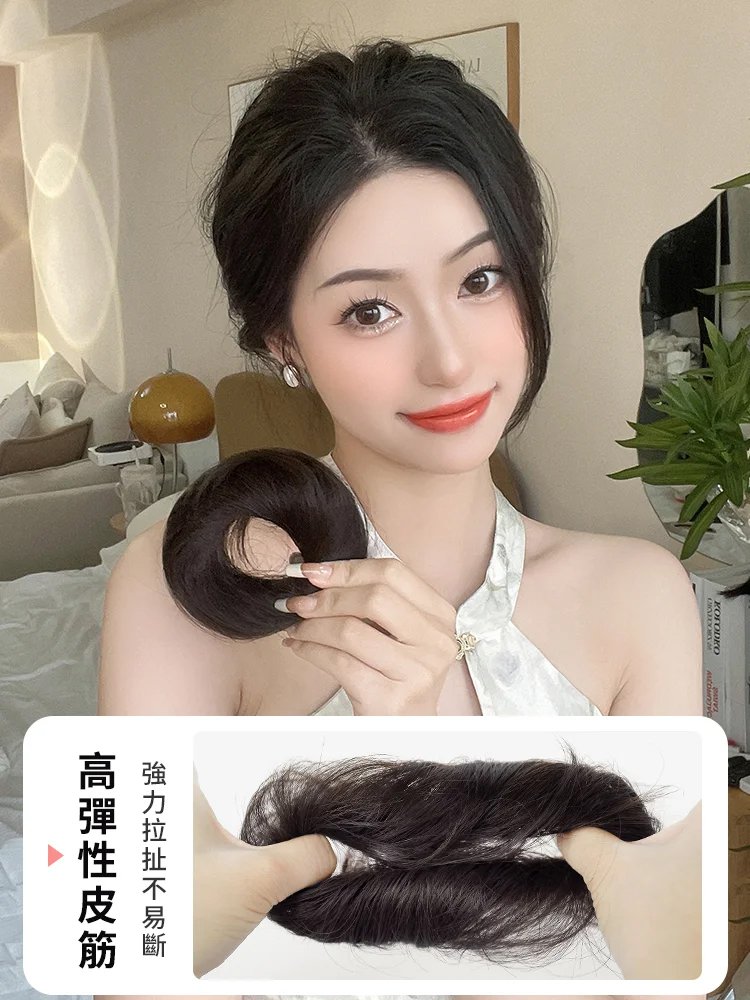 丸子頭假髮髮圈