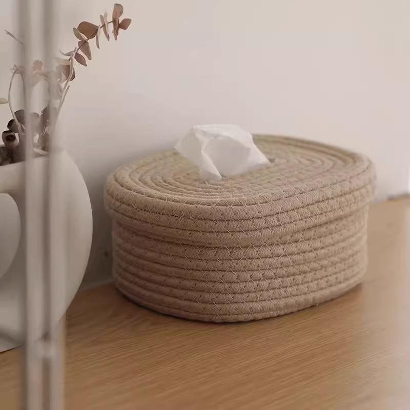 Boîte à mouchoirs avec couvercle pour organisation de table