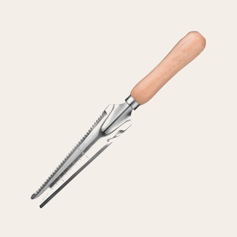 Weeding knife artifact root weeding tool gardening rake root removal manganese steel trumpet hand-he