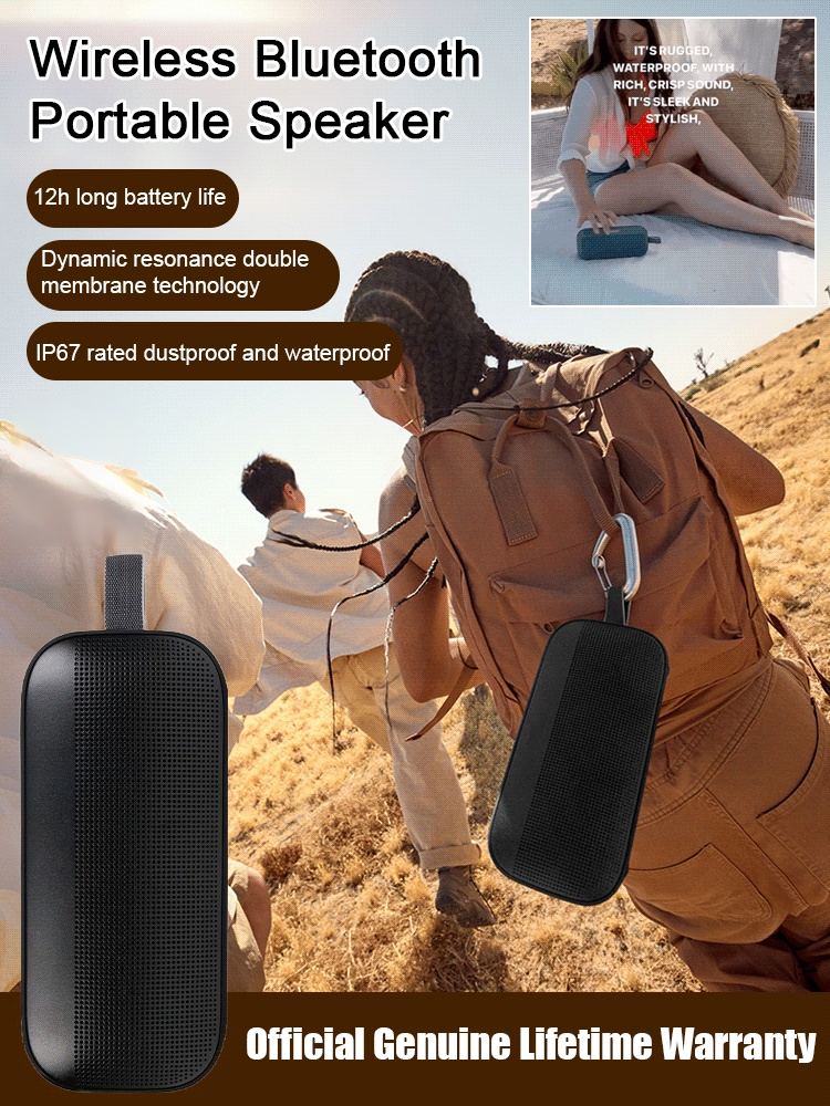 [Outstanding sound effects] Little Giant Bullet Bluetooth Portable Speaker