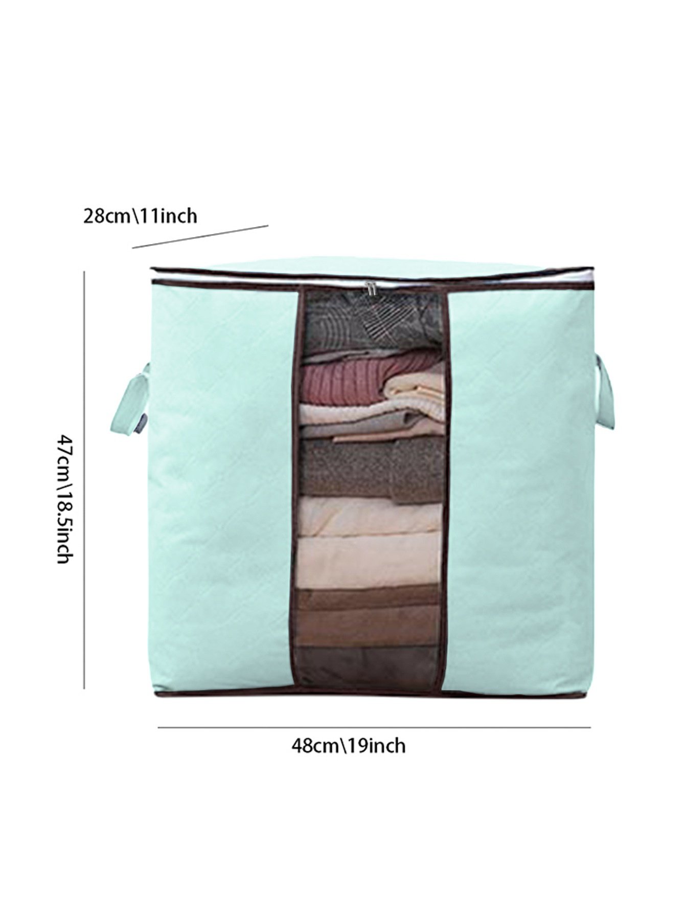 Moisture-proof clothes organizer storage bag for household use