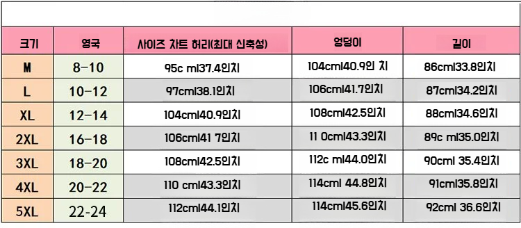 편안한 밴딩 처리된 중장년 면바지 허리 부분