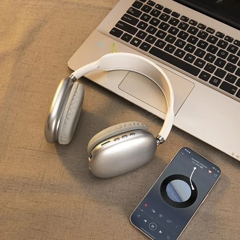 Bluetooth photography props retro futuristic headset headphones