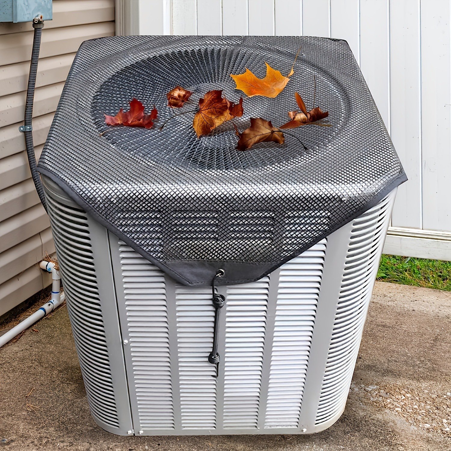 Outdoor air conditioner cover net Air conditioner outdoor cover Outdoor unit net Filter fallen leave