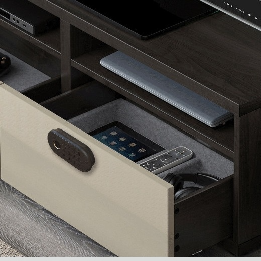 Cerradura de cajón con huella dactilar, cerradura de puerta de armario con contraseña inteligente, c