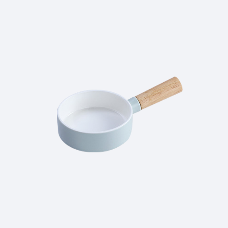 وعاء بمقبض سيراميك منزلي