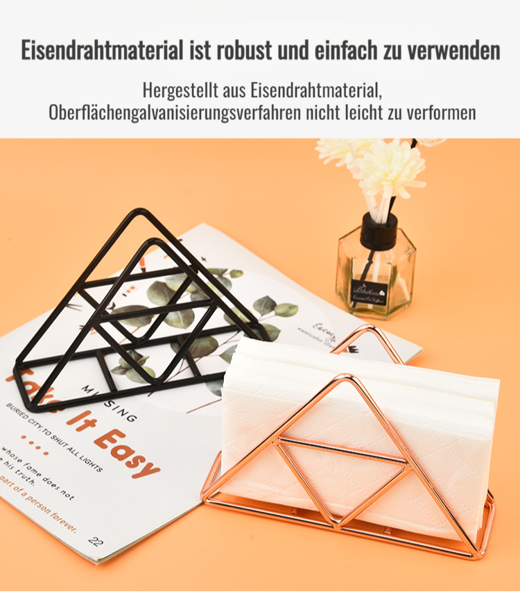 Stilvoller Serviettenständer als Tischdekoration