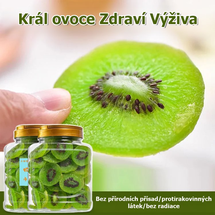 Přírodní sušený kiwi s vynikajícími účinky proti rakovině.