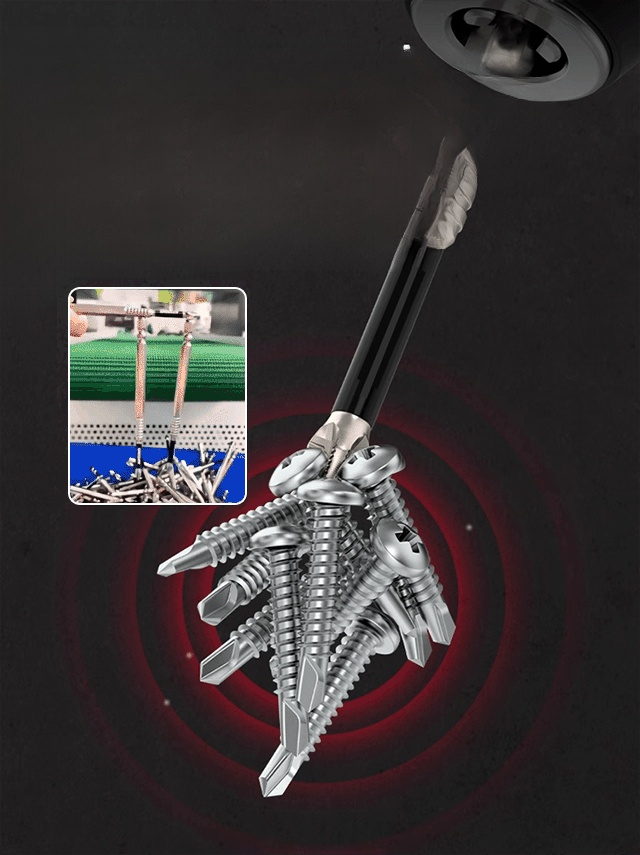 Stark magnetische, rutschfeste und stoßfeste Bit-Set.