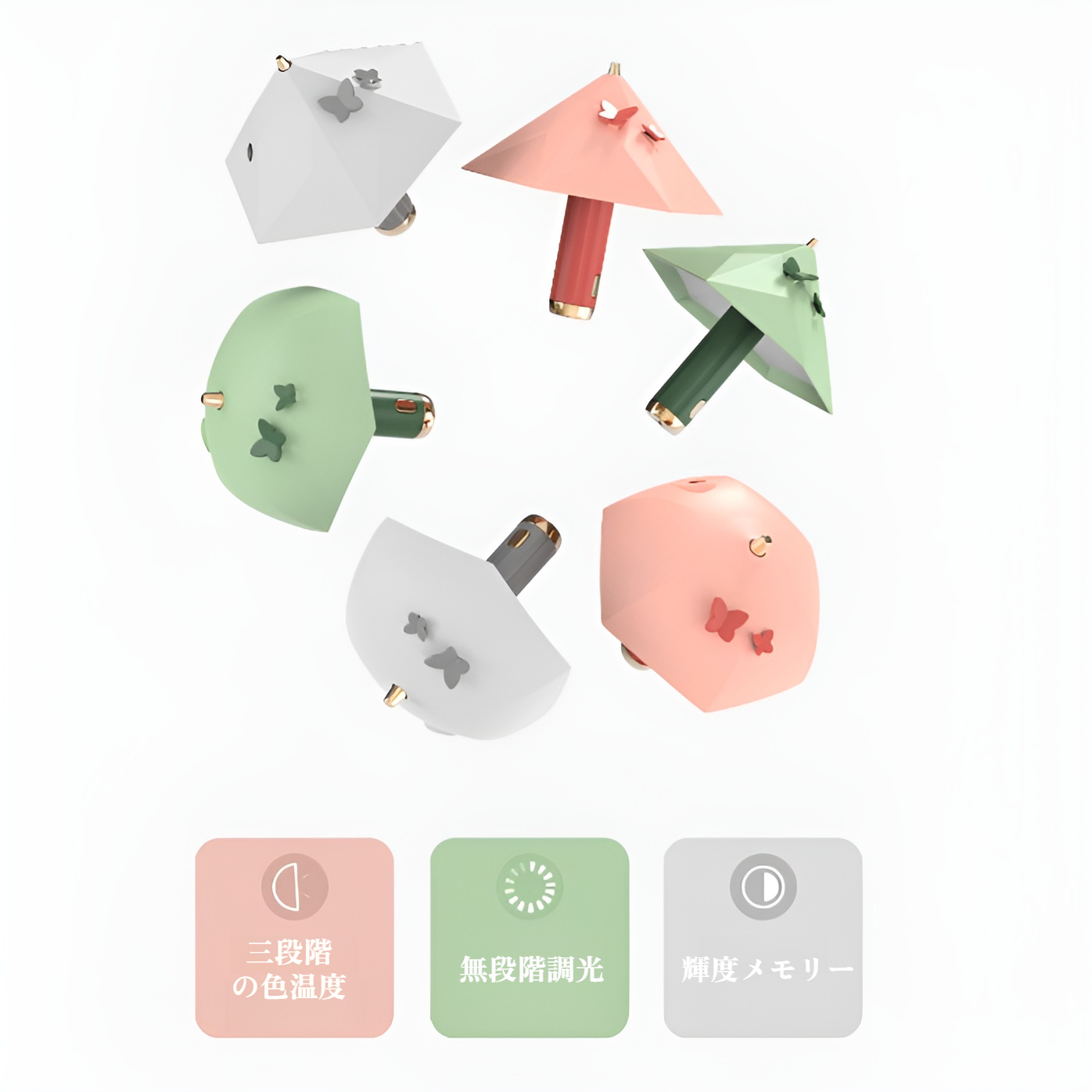 マグネット吸着式の取り付け簡単ランプ