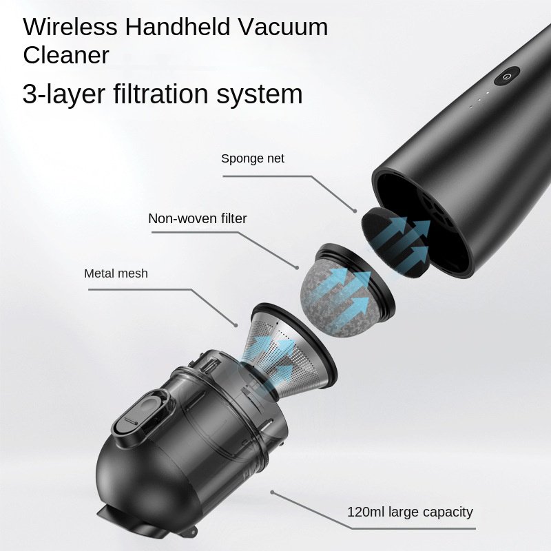 Car Vacuum Cleaner Super Small Handheld Portable Wireless Car Vacuum Cleaner