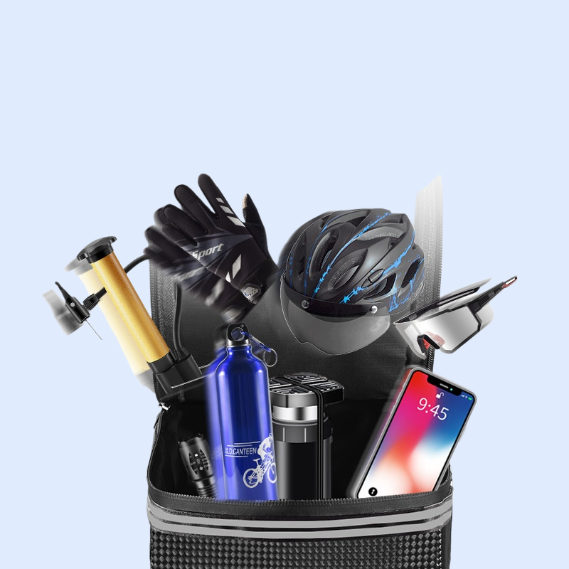 Große Fahrradtasche für Gepäckträger, 12/15L, multifunktionale Aufbewahrungstasche