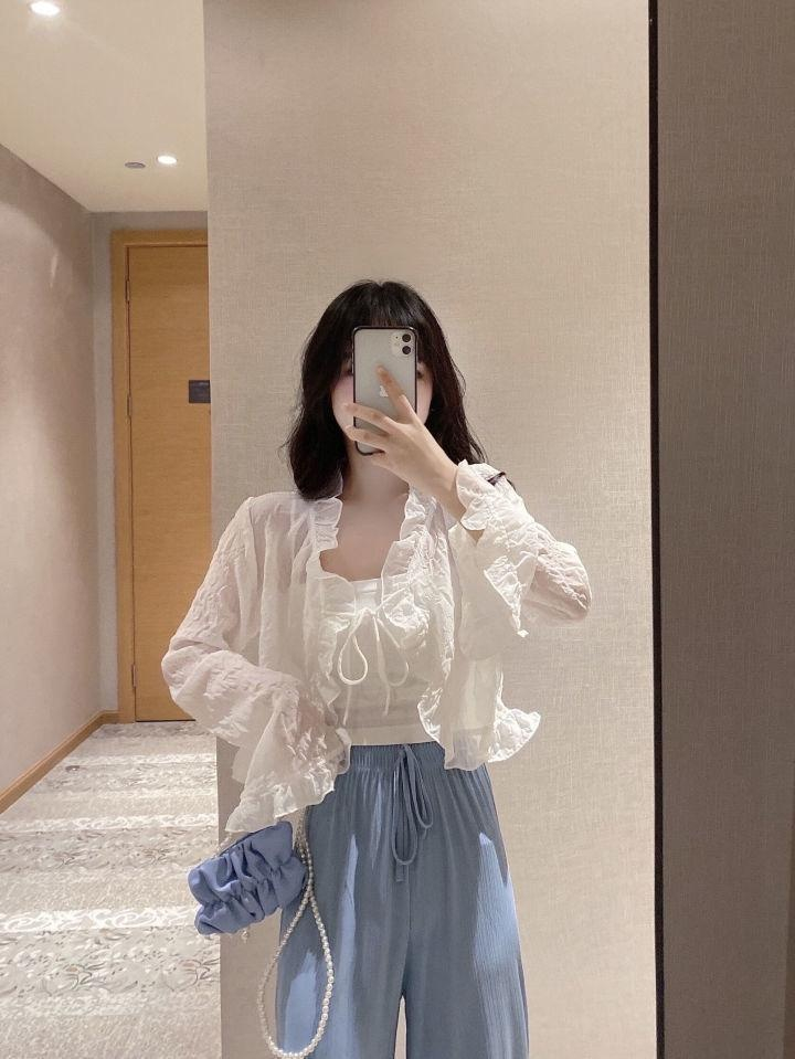 여름 하계 여성 래시가드 착용 예시