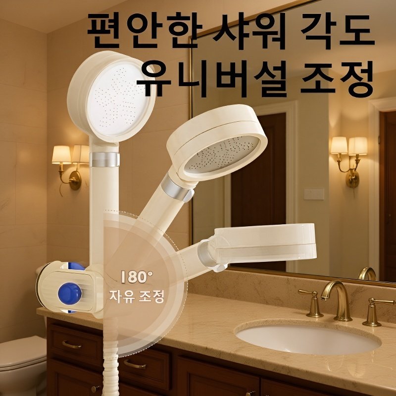 이동식 흡착 샤워기 거치대