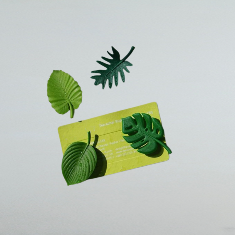 Leaf refrigerator sticker