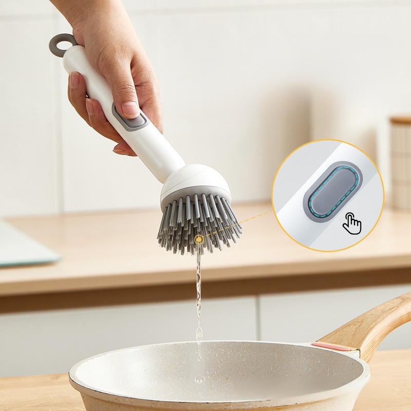 Cepillo de olla de mango largo Kitchen Plus