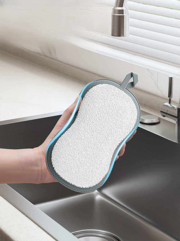 雙面不掛油洗碗海綿魔力擦