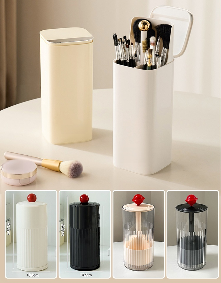 自動昇降式メイクブラシホルダー