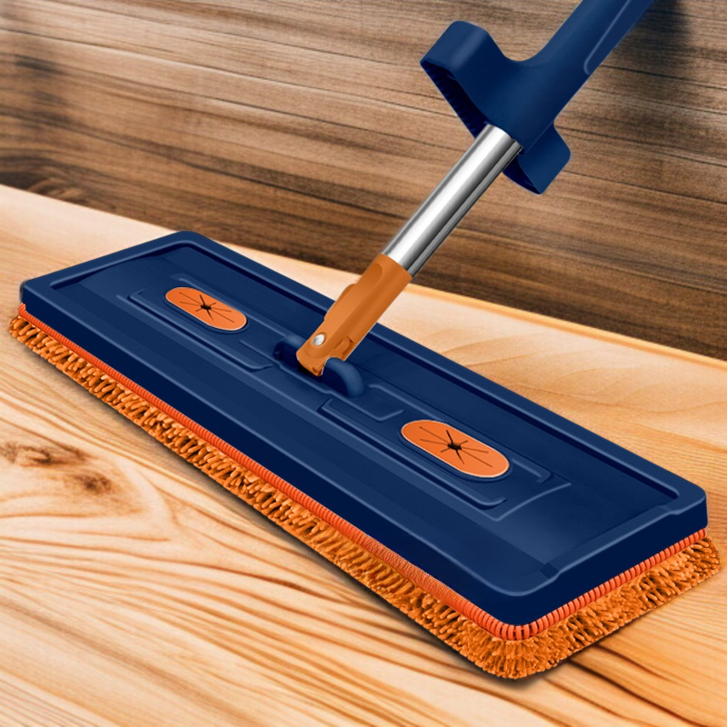 게으름뱅이 손세탁 리퀴드 건습 겸용 플랫 밀대 셰닐 게으름뱅이 가정용 밀대