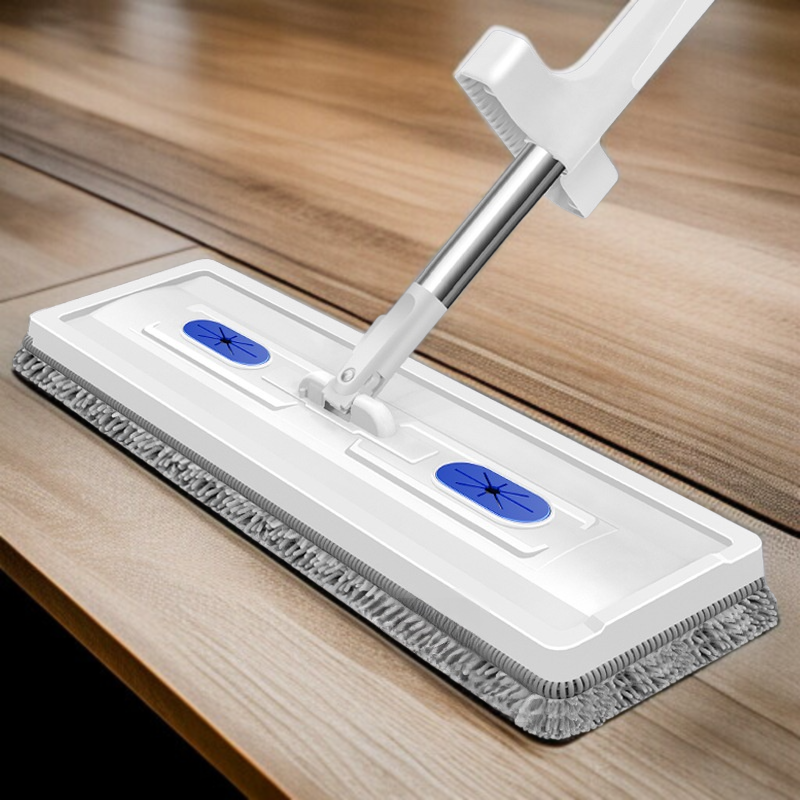 게으름뱅이 손세탁 리퀴드 건습 겸용 플랫 밀대 셰닐 게으름뱅이 가정용 밀대