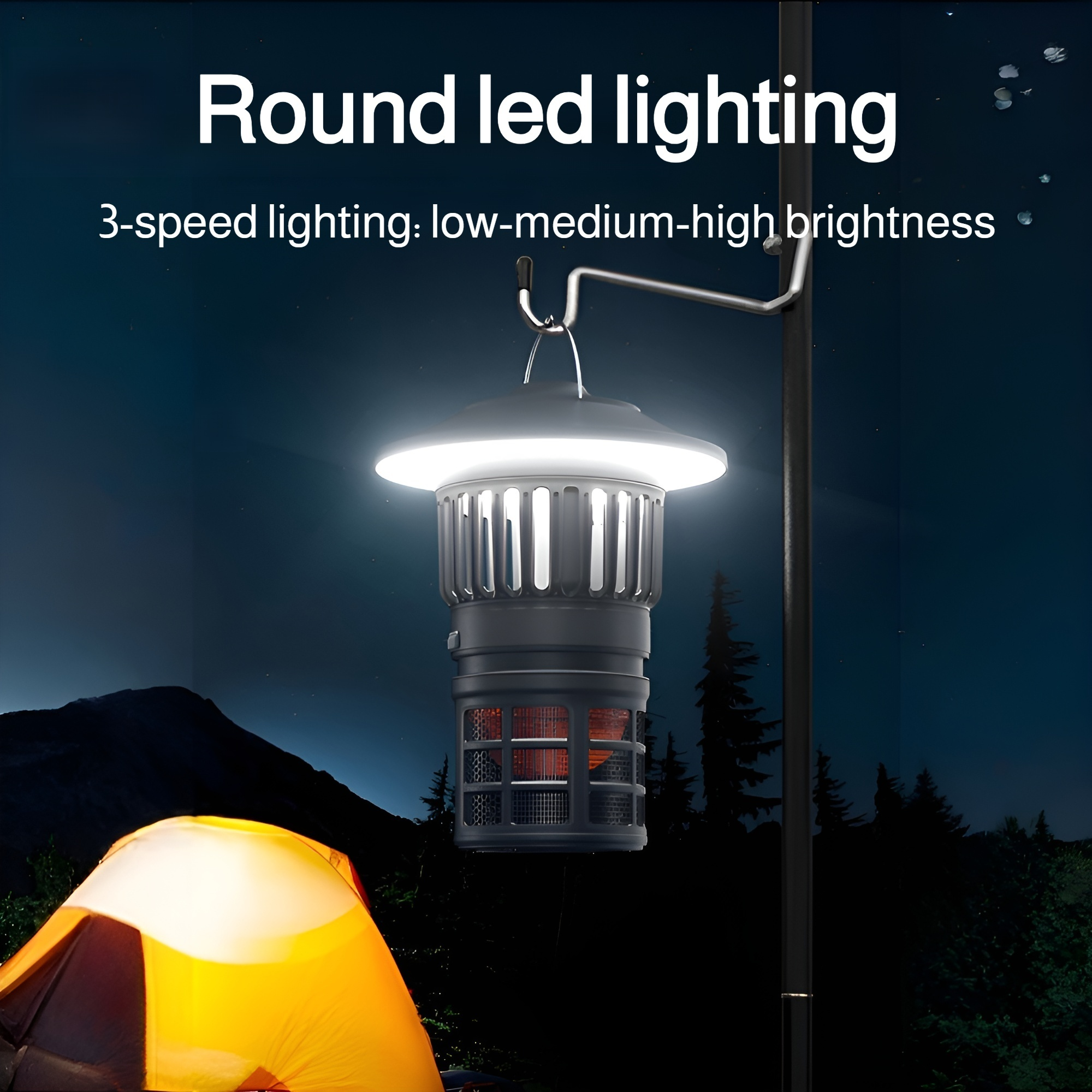Outdoor multifunctional lighting waterproof camping lamp
