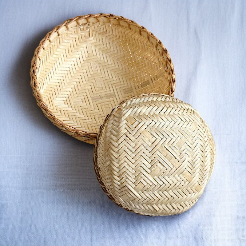 주방 수납용 대나무 쟁반