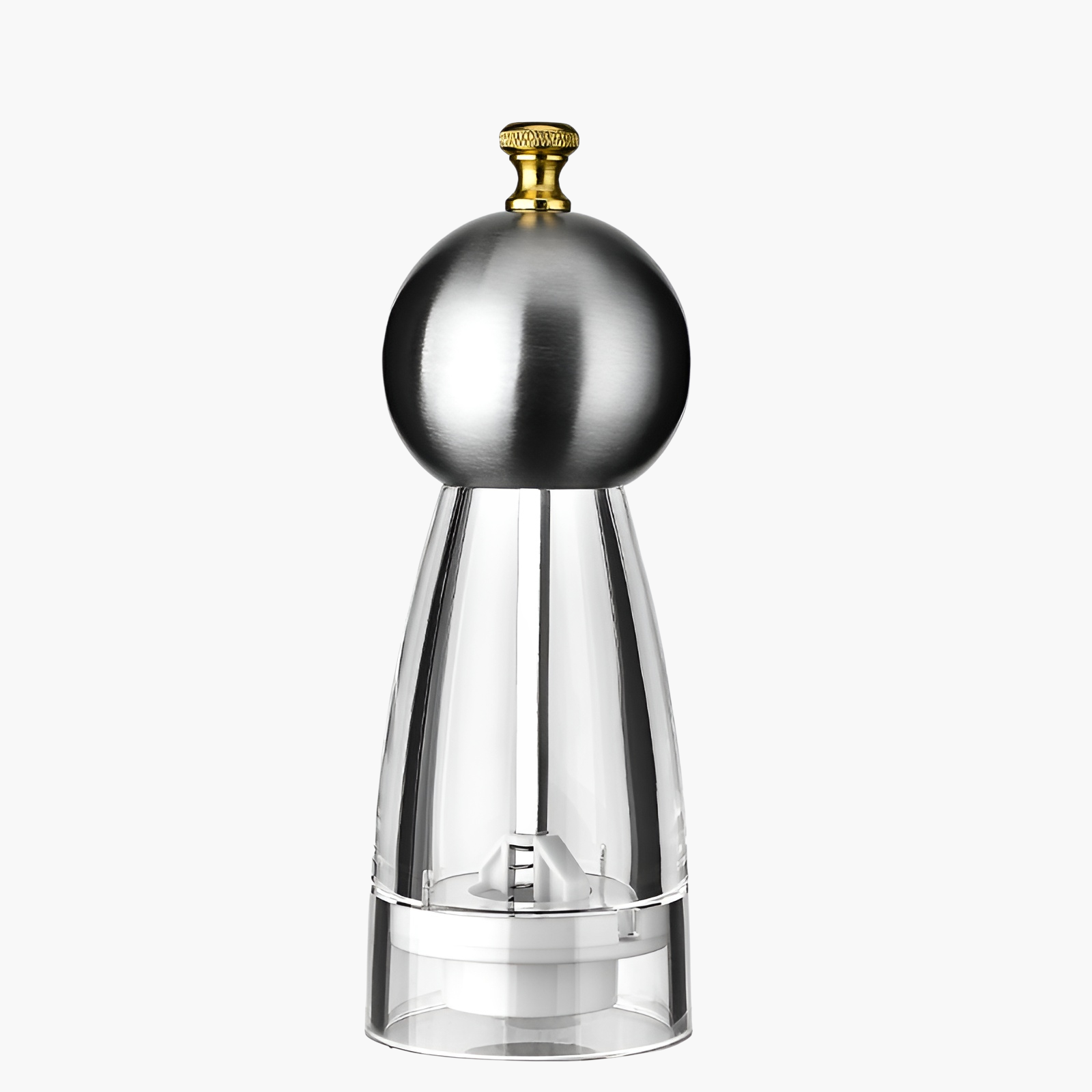 New manual round head pepper and sea salt grinder