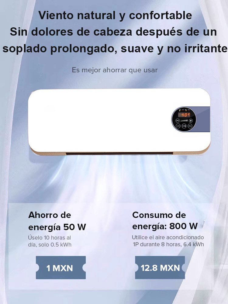 Aire acondicionado de pared para uso doméstico, frío y calor.