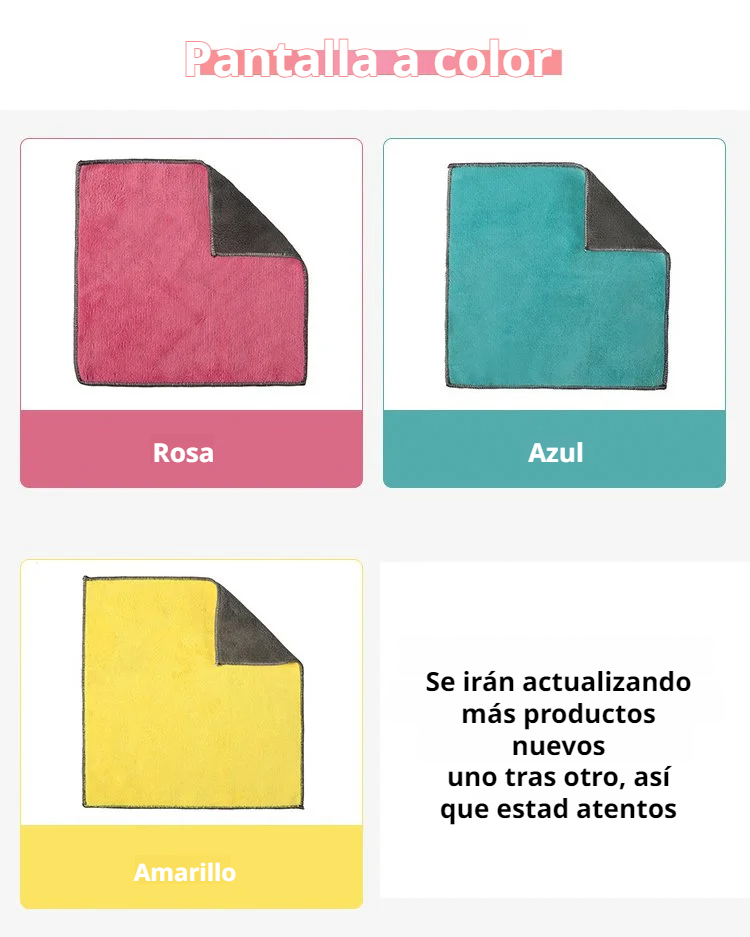 Paño absorbente de coralina usado para limpiar platos