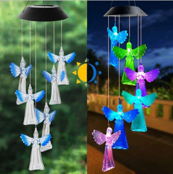 Bee Bird Butterfly Eva Ball Solar Light Patio Outdoor Metal Solar