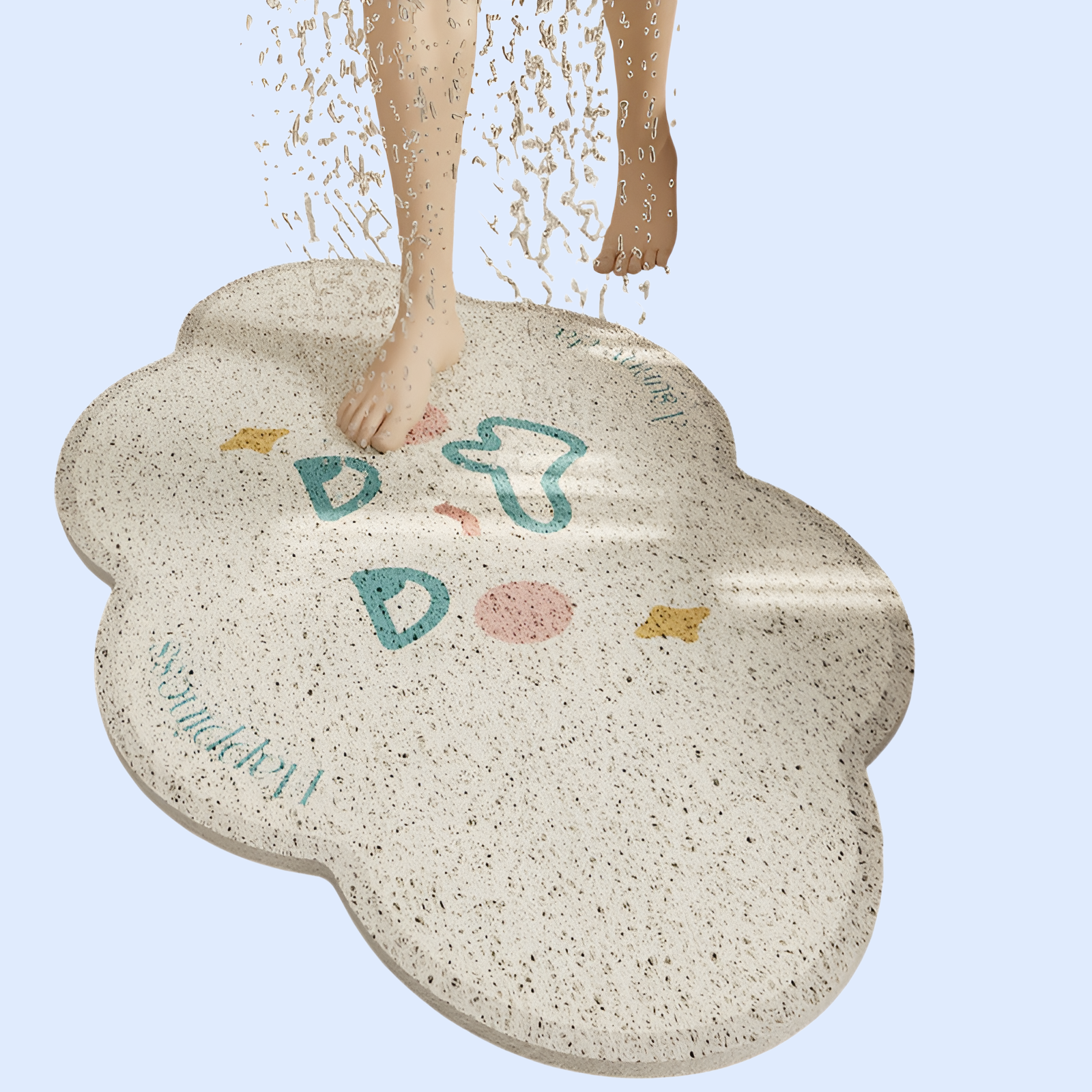 シンプルな家庭用浴室シルクリングフロアマットトイレフロアマットシャワー滑り止め中空フロアマット無料洗濯漏れバスルームマット