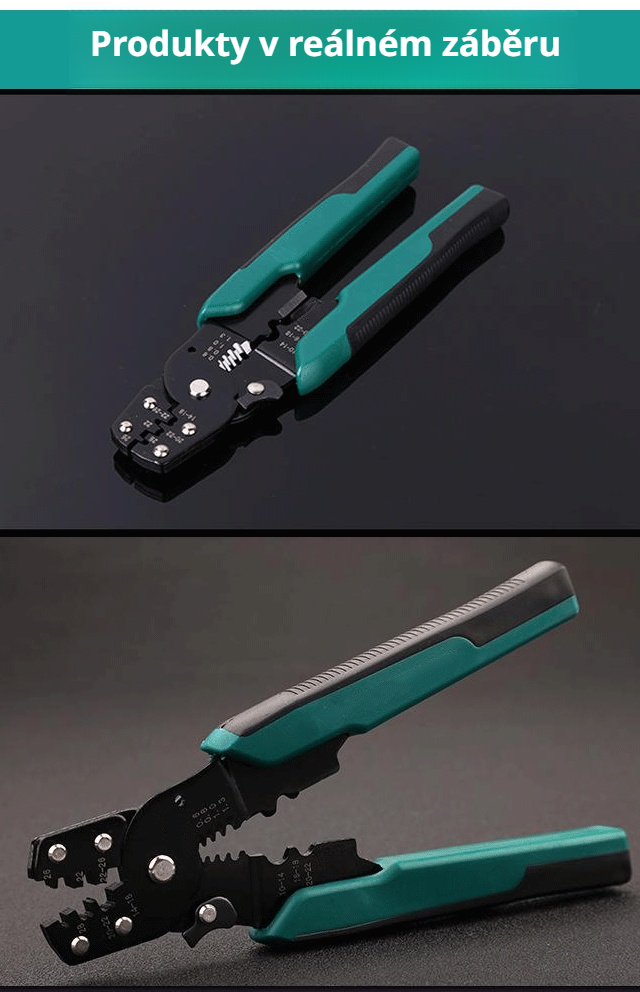 Multifunkční kleště v akci při opravě elektrického zařízení