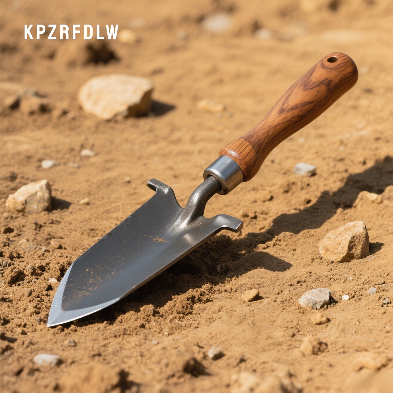 家庭用農具の多機能掘削鍬の全体画像