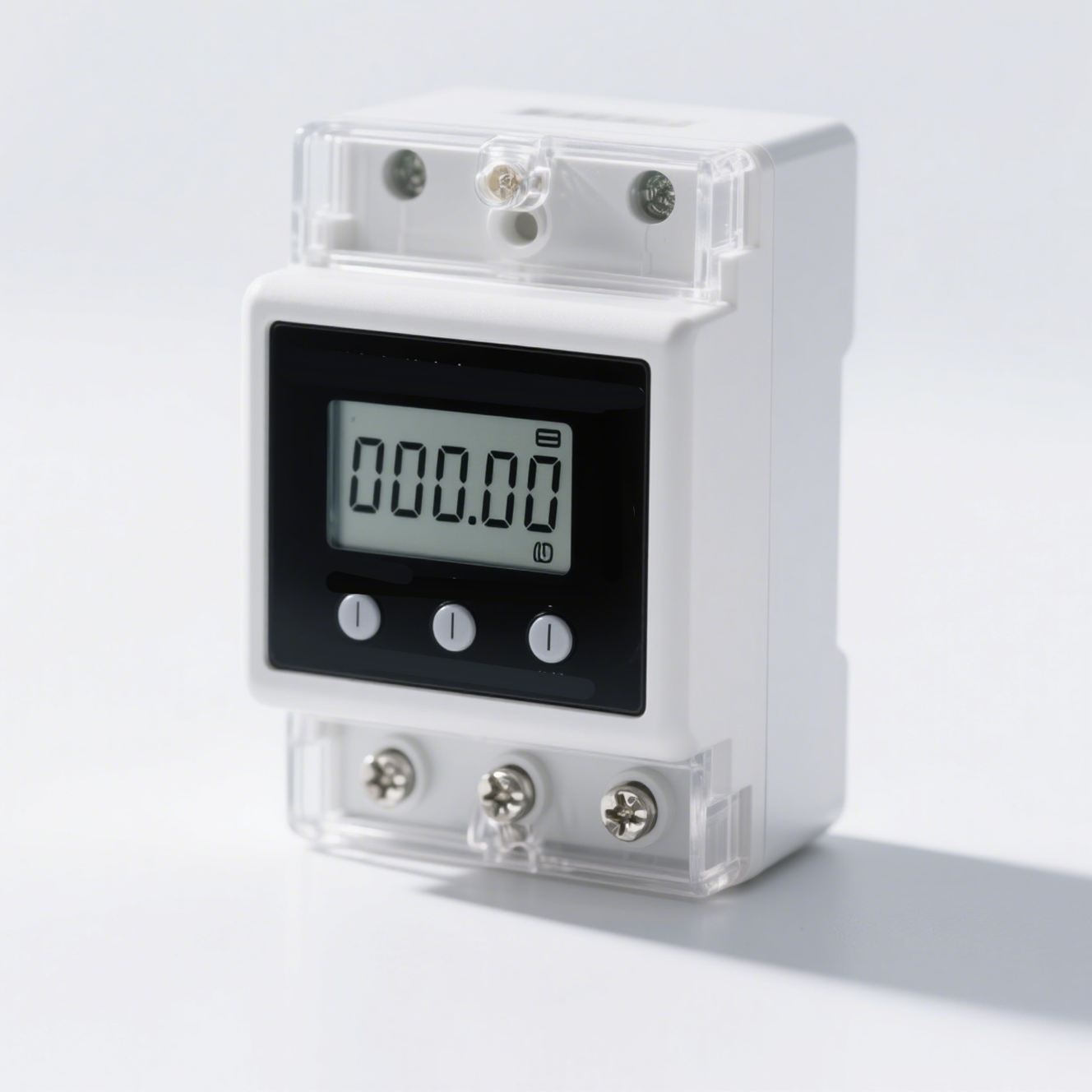 ABS 플라스틱 하우징 흰색 전기 계량기