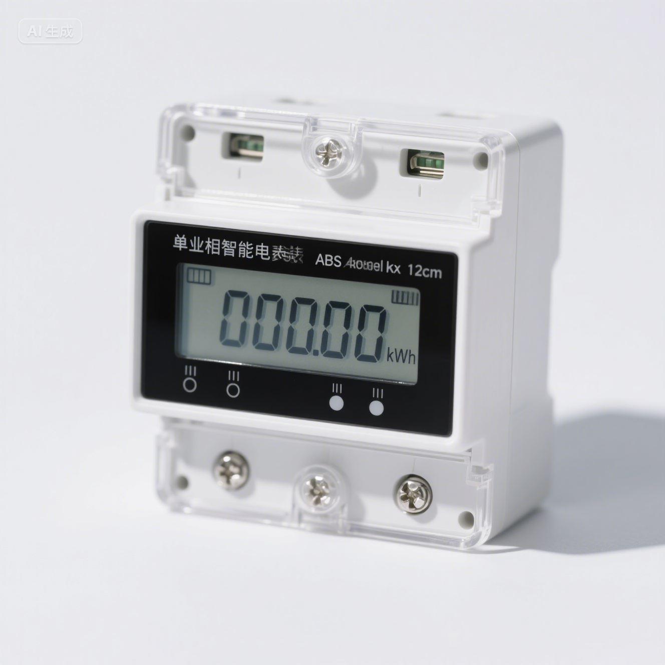 ABS 플라스틱 하우징 흰색 전기 계량기