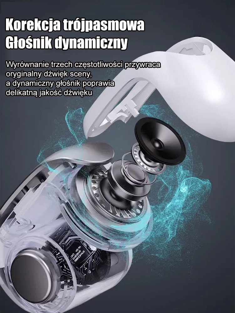 Bestsellerowe sportowe otwarte słuchawki Bluetooth