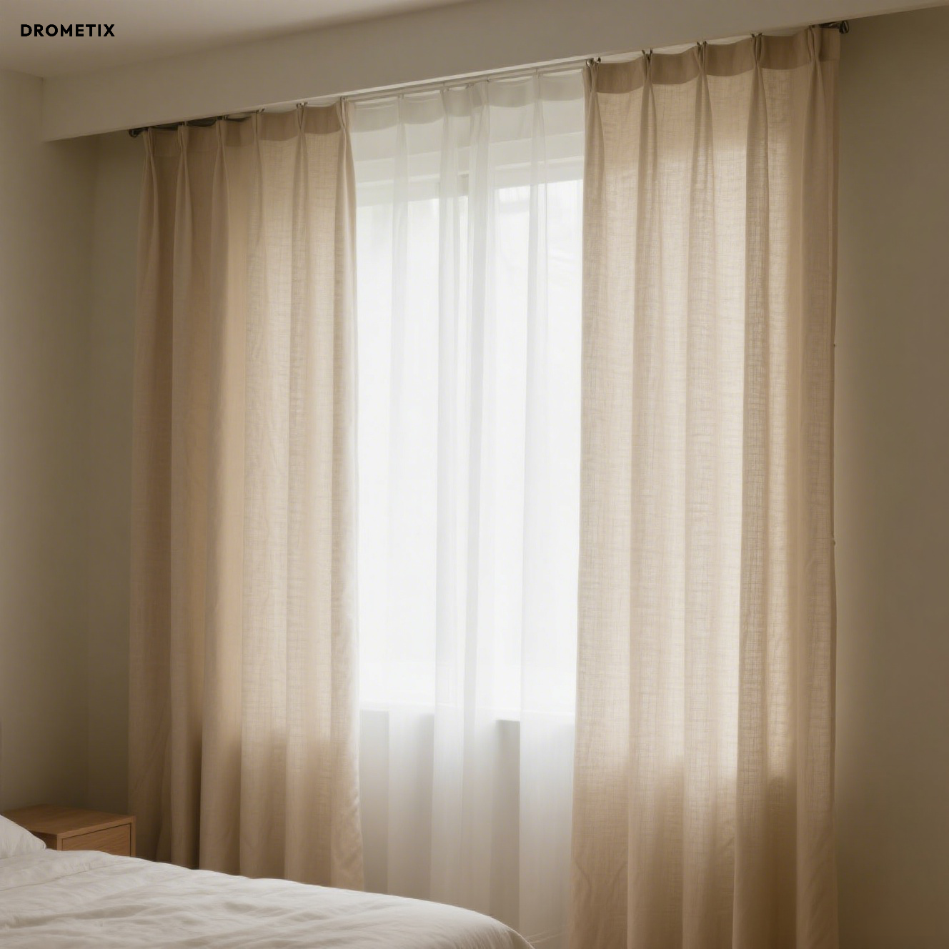 가벼운 고급 커튼