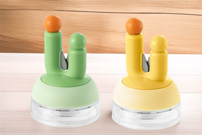 흡착판이 부착된 숫돌 바닥면