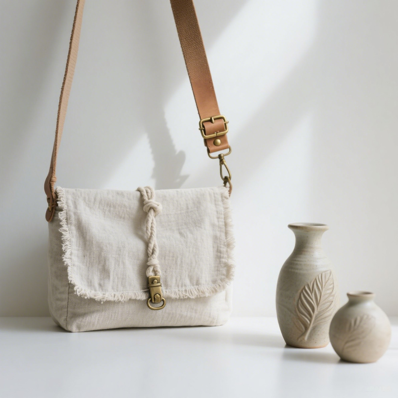 Bolso de hombro y bandolera estilo forestal para mujer, simple y a la moda