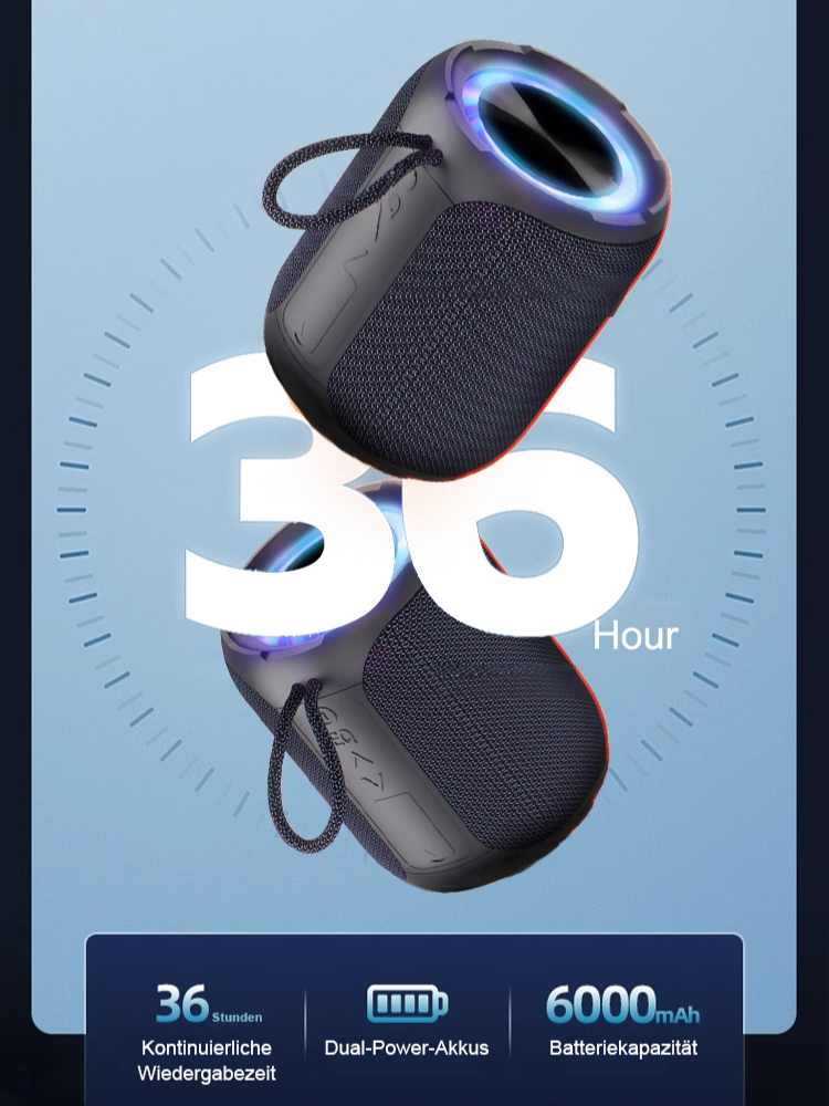 【Audio-Genuss】HIFI-Subwoofer-Multifunktions-Bluetooth-Lautsprecher