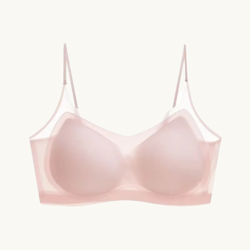 超薄痕跡なし裸感アイスシルクブラジャー