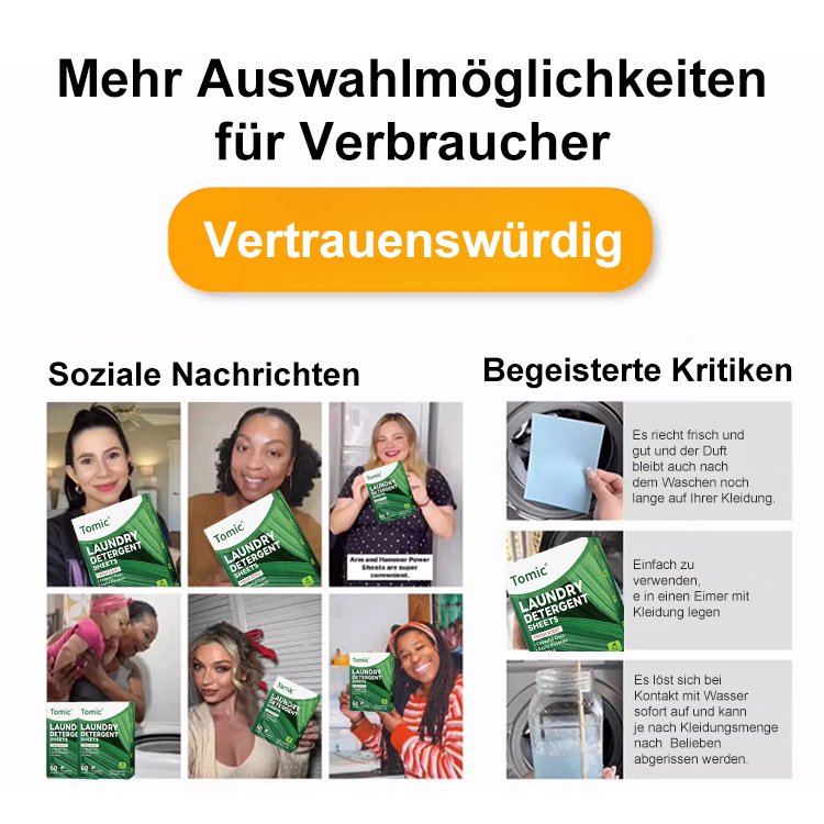 Nano-superkonzentrierte umweltfreundliche Wäschetabletten